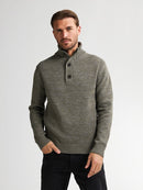 3 Button Jumper - Mossy Stone
