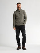 3 Button Jumper - Mossy Stone