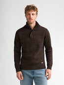3 Button Jumper - Cedar Brown