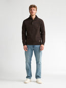 3 Button Jumper - Cedar Brown