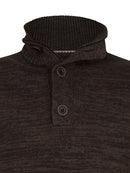 3 Button Jumper - Cedar Brown