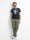 Non Denim Cargo - Dusty Army