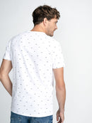 All Over Print T-Shirt - Bright White
