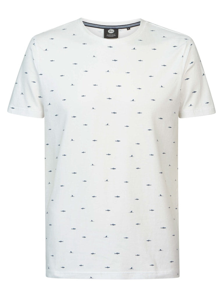 All Over Print T-Shirt - Bright White
