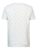 All Over Print T-Shirt - Bright White