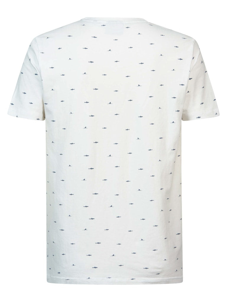 All Over Print T-Shirt - Bright White