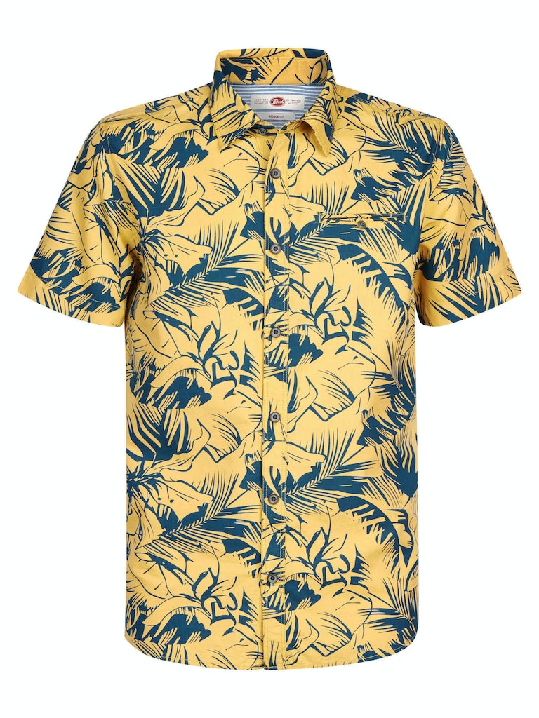 All Over Print Shirt - Yellow Ochre