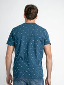 All Over Print T-Shirt - Stone Blue