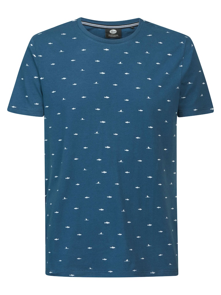 All Over Print T-Shirt - Stone Blue