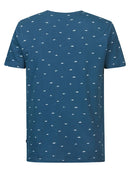 All Over Print T-Shirt - Stone Blue