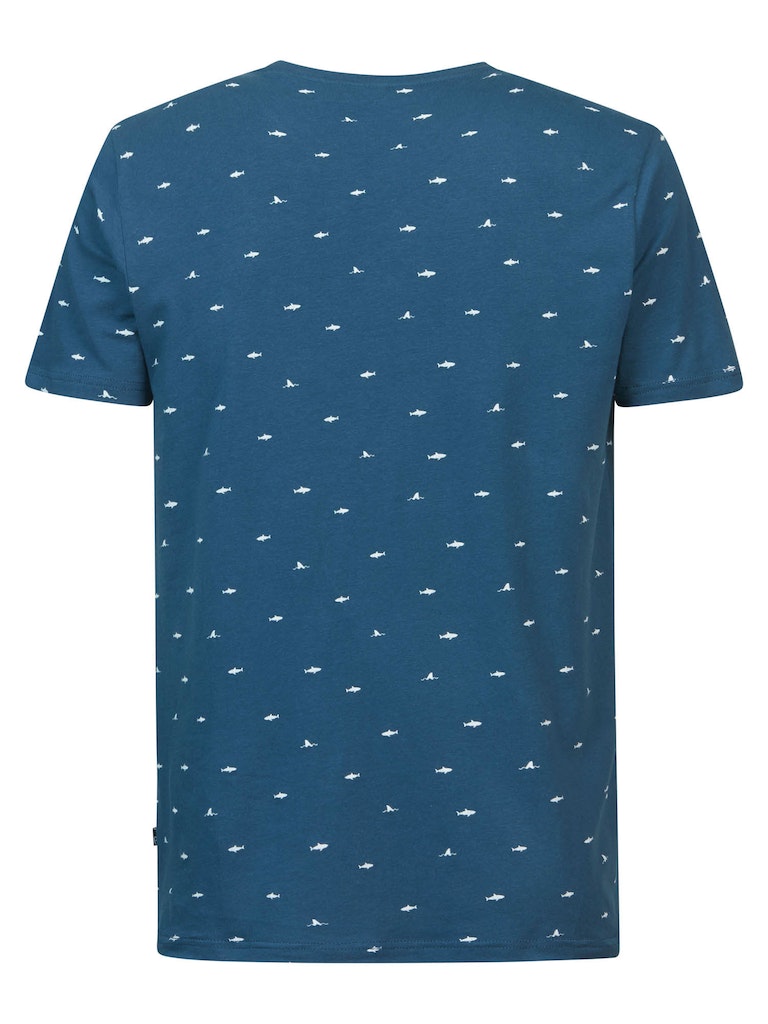 All Over Print T-Shirt - Stone Blue