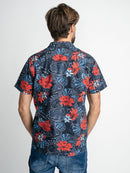 All Over Print Shirt - Midnight Navy