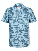 All Over Print Shirt - Pacific Blue