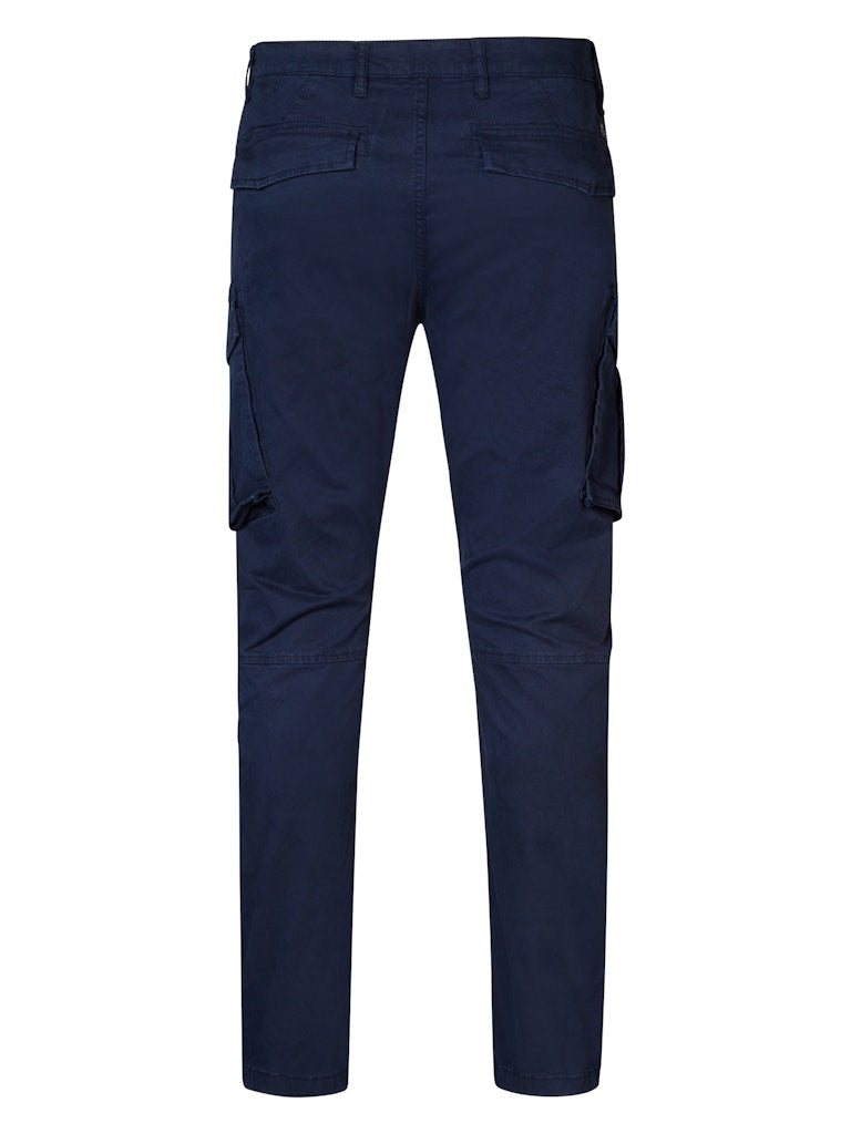 Non Denim Cargos - Navy Blue