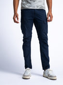 Non Denim Cargos - Navy Blue