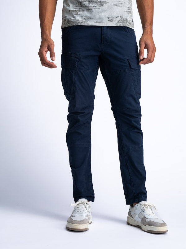 Non Denim Cargos - Navy Blue