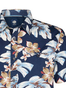All Over Print Shirt - Navy Blue