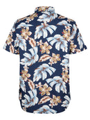 All Over Print Shirt - Navy Blue