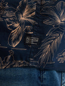 All Over Print Shirt - Navy Blue