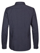 All Over Print Shirt - Navy Blue