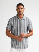 Short Sleeve Shirt - Navy Blue