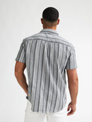 Short Sleeve Shirt - Navy Blue