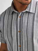 Short Sleeve Shirt - Navy Blue