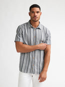 Short Sleeve Shirt - Navy Blue