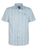 Short Sleeve Shirt - Marble Blue