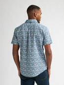 All Over Print Shirt - Marble Blue