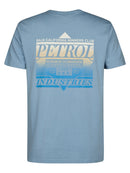 Print T-Shirt - Marble Blue