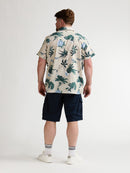 All Over Print Shirt - Light Tan