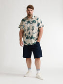 All Over Print Shirt - Light Tan