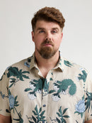 All Over Print Shirt - Light Tan