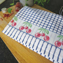 Poli-Dri Jacquard Cherries Tea Towel