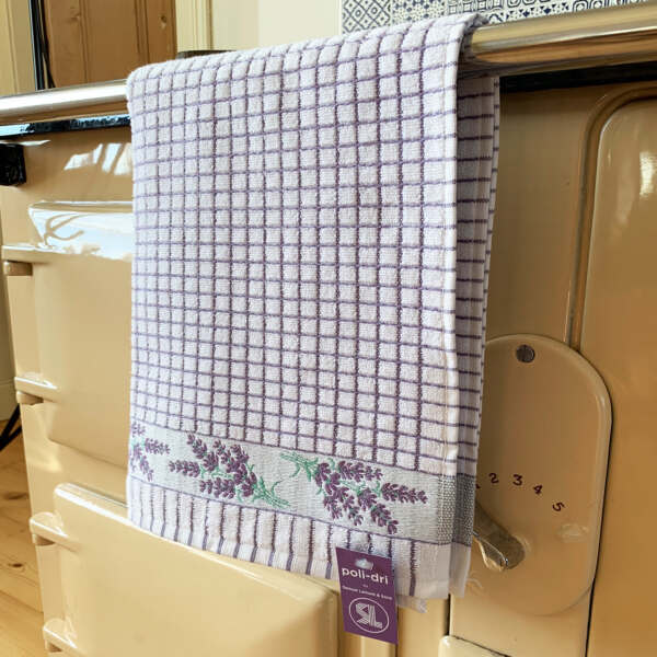 Poli-Dri Jacquard Lavender Tea Towel
