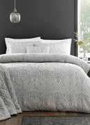 Montpellier Duvet Cover Set - Silver