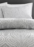 Montpellier Duvet Cover Set - Silver