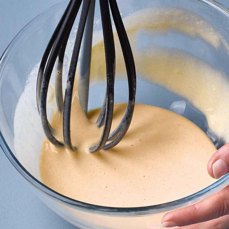 2-In-1 Kitchen Tools Whisk With Silicone Edge