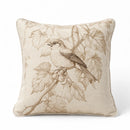 Sketch Bird Linen Weave Cushion