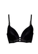 Longline Push Up Bra - Black