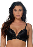 Longline Push Up Bra - Black