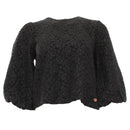 Quinn Floral Top - Black