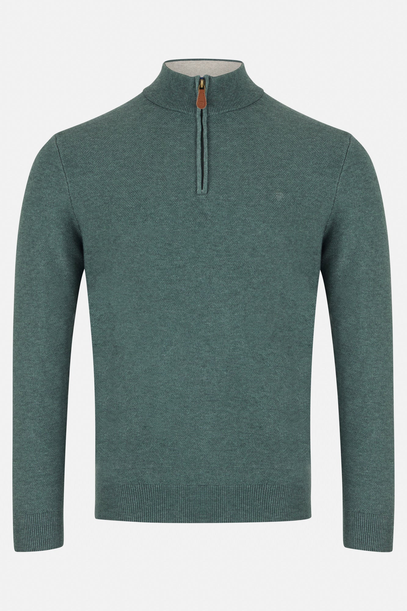 Quinn 1/4 Zip Jumper - Sage Green
