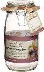Home Made Glass Preserve Jar - 1.5L