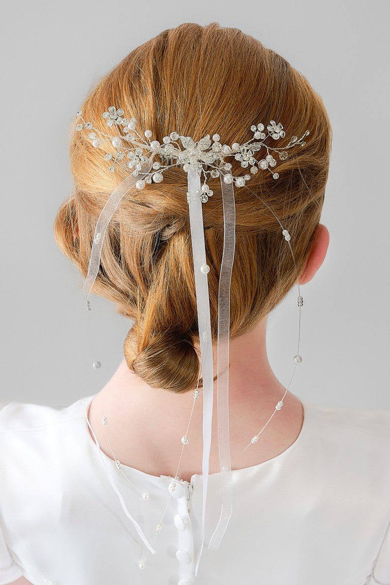 Diamante Headpiece - Silver