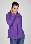 Mystic Grey Shawl Collar Jumper - Viola