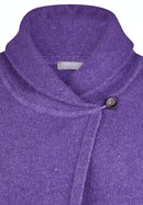 Mystic Grey Shawl Collar Jumper - Viola
