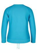 Blue Romance Zip Cardigan - Turquoise