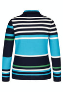 Blue Romance Drawstring Jumper - Turquoise